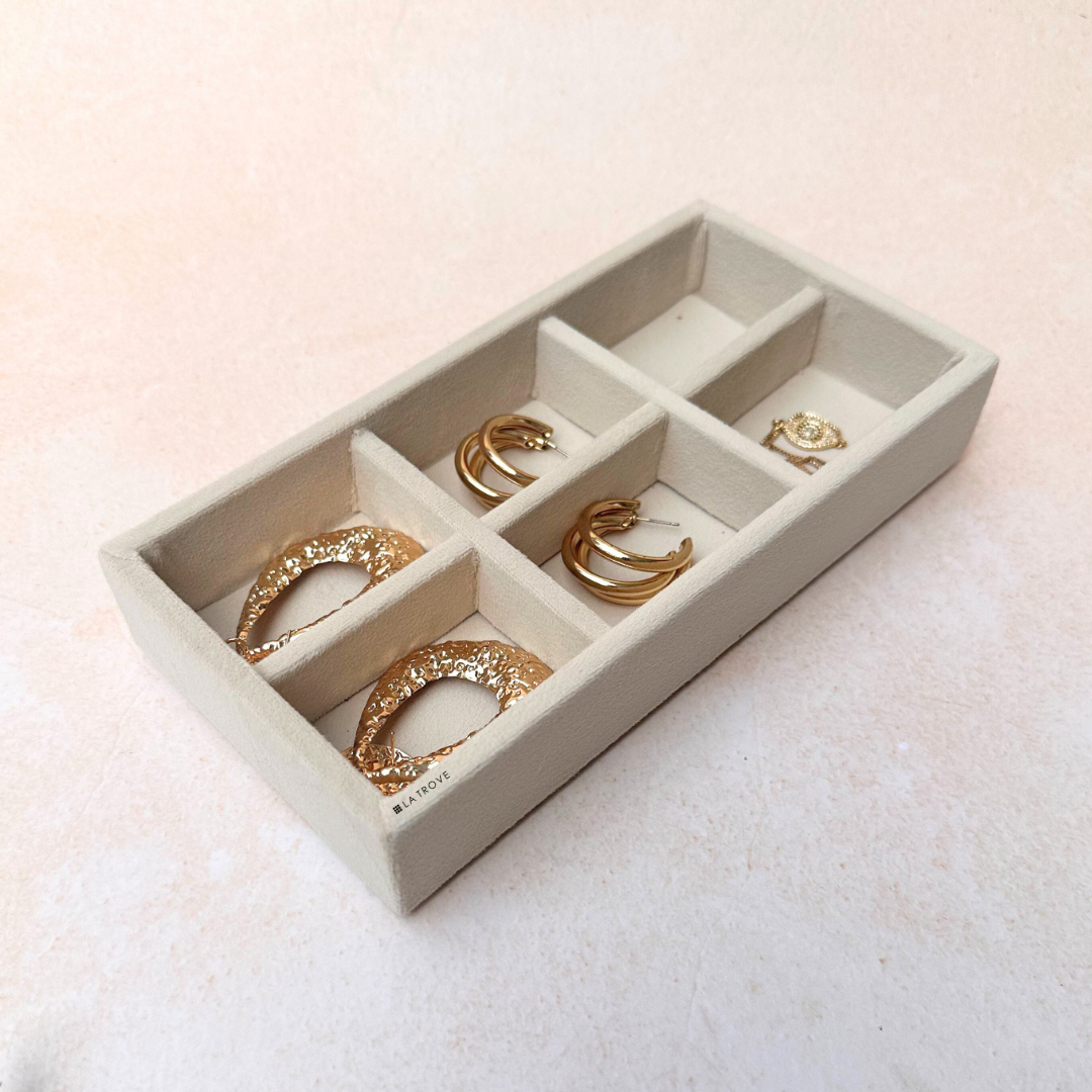 6 Grid Jewellery Organiser Tray