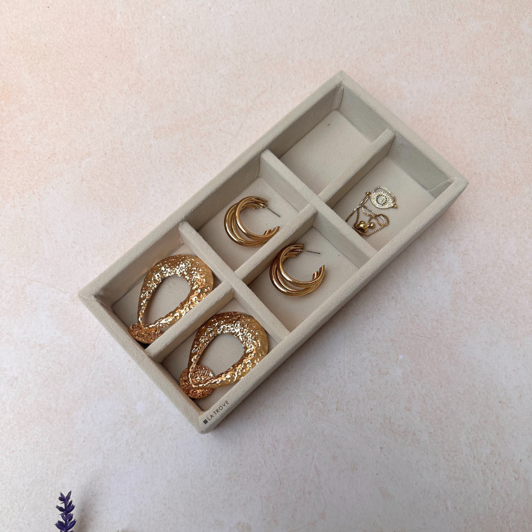 6 Grid Jewellery Organiser Tray