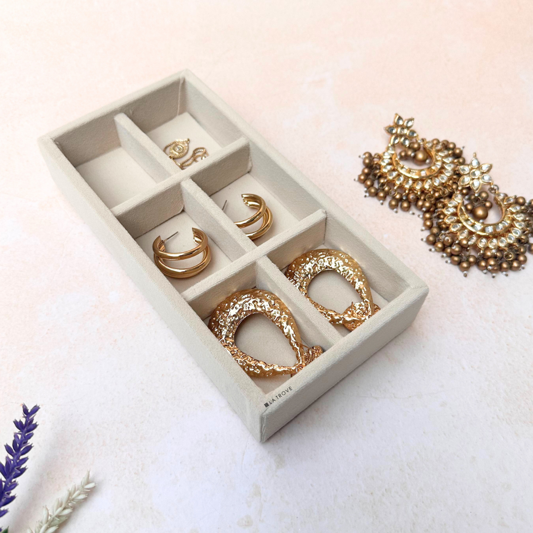 6 Grid Jewellery Organiser Tray