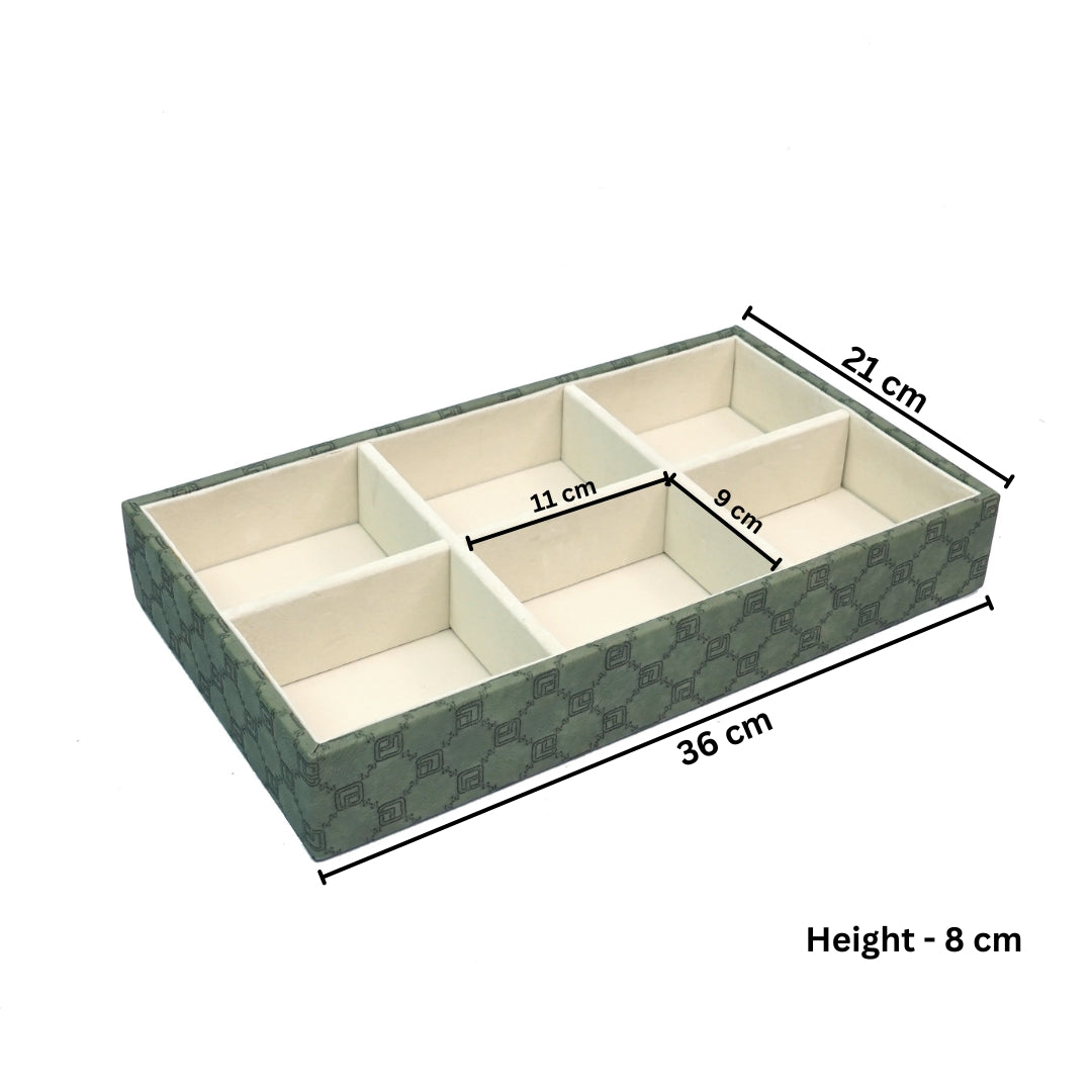 Designer 6-Slot Belt Tray