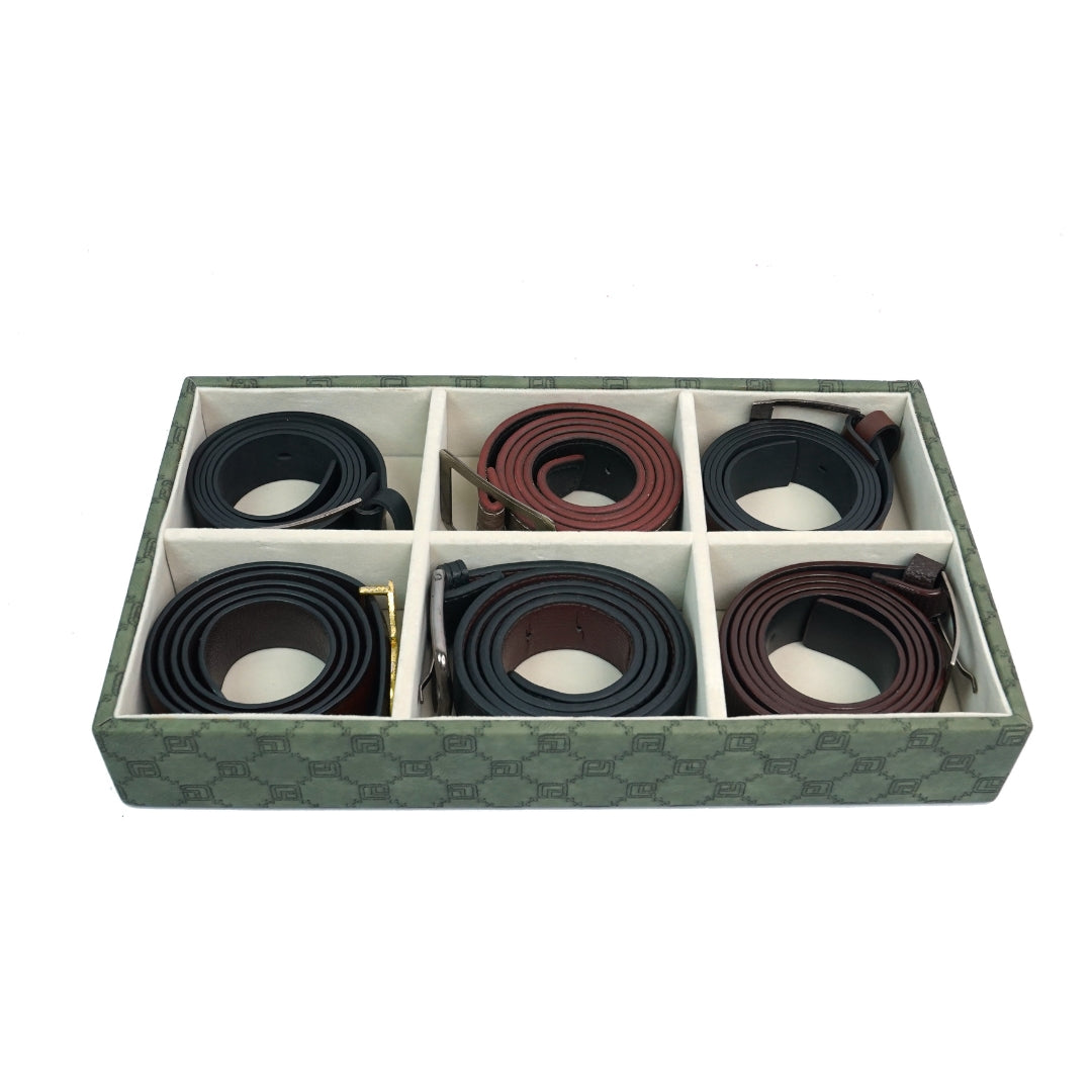 Designer 6-Slot Belt Tray