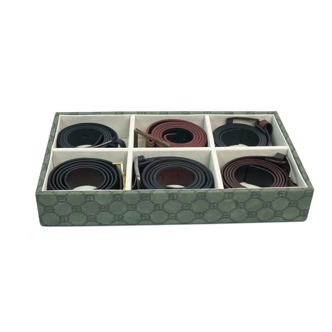Designer 6-Slot Belt Tray