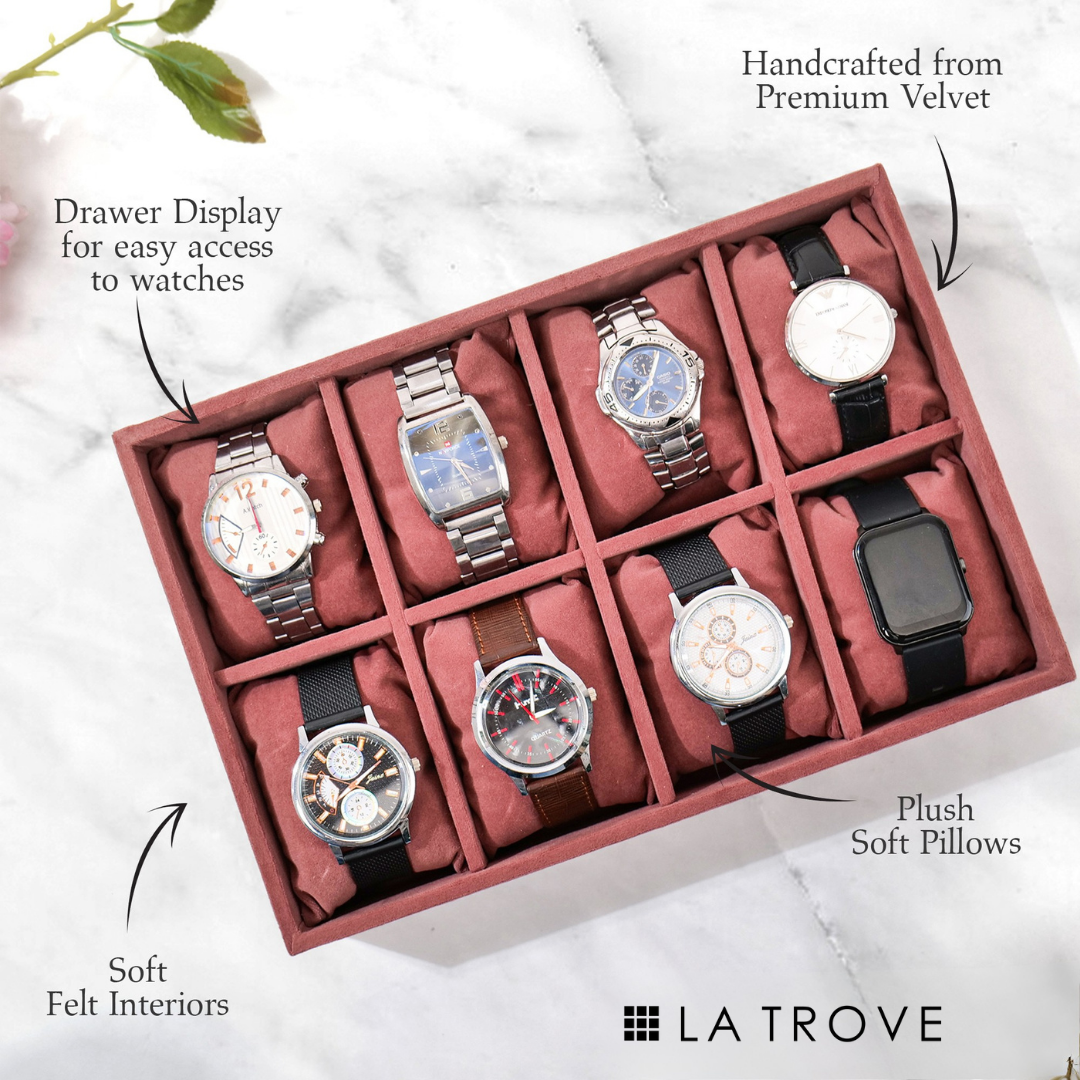 8 Slot Watch Tray