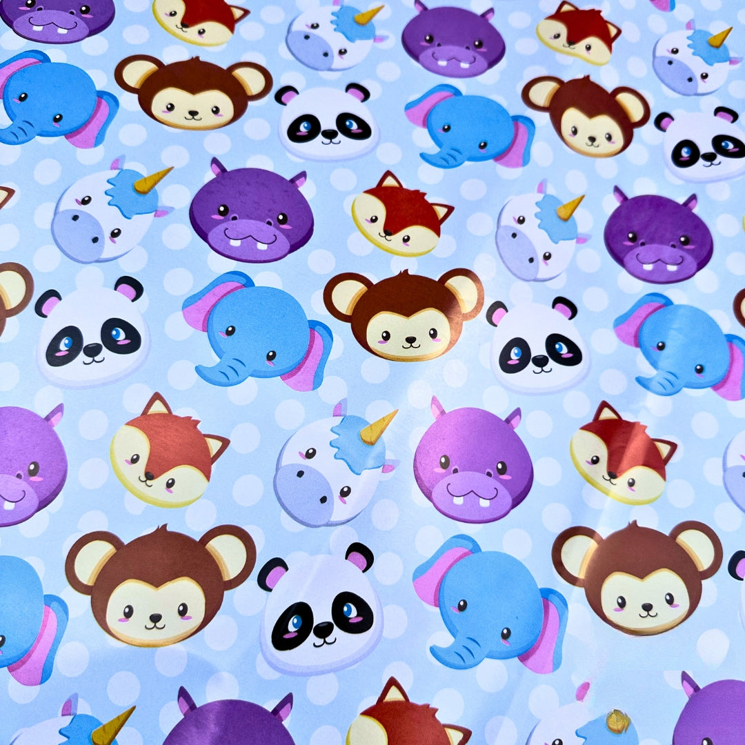 Pastel Candy Stripes Packing Paper – Elegant Birthday & Gift Wrap