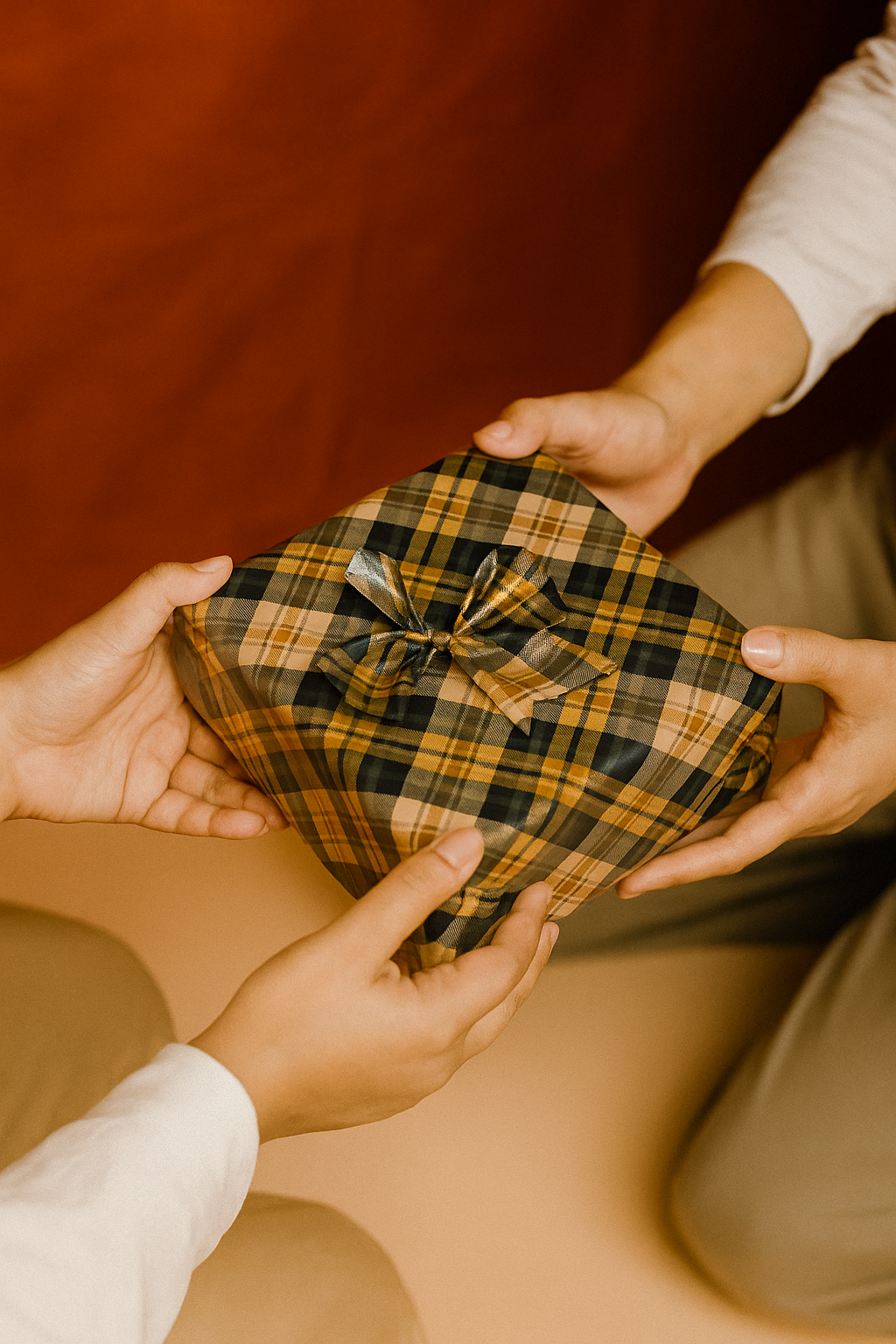 Checks Elegant Design Packing Paper