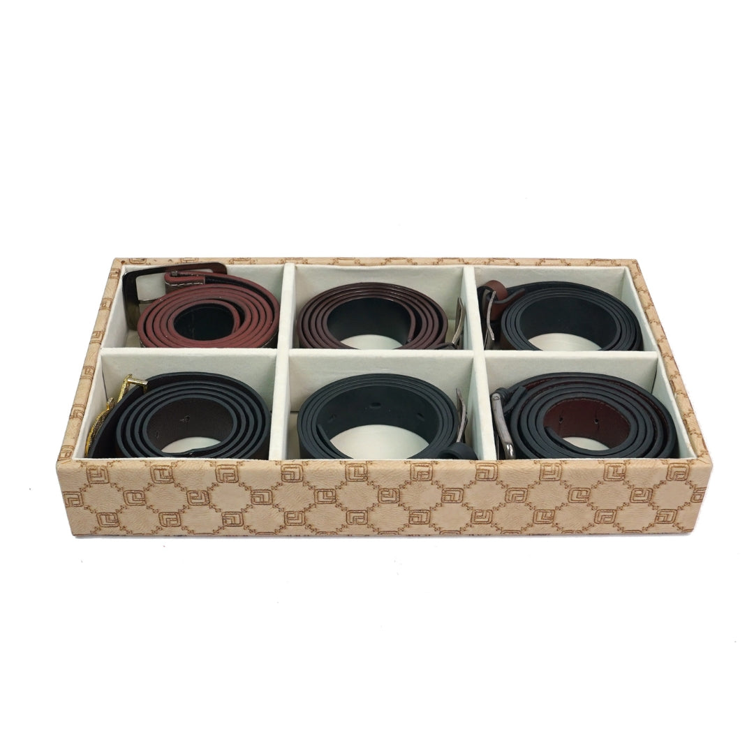 Designer 6-Slot Belt Tray