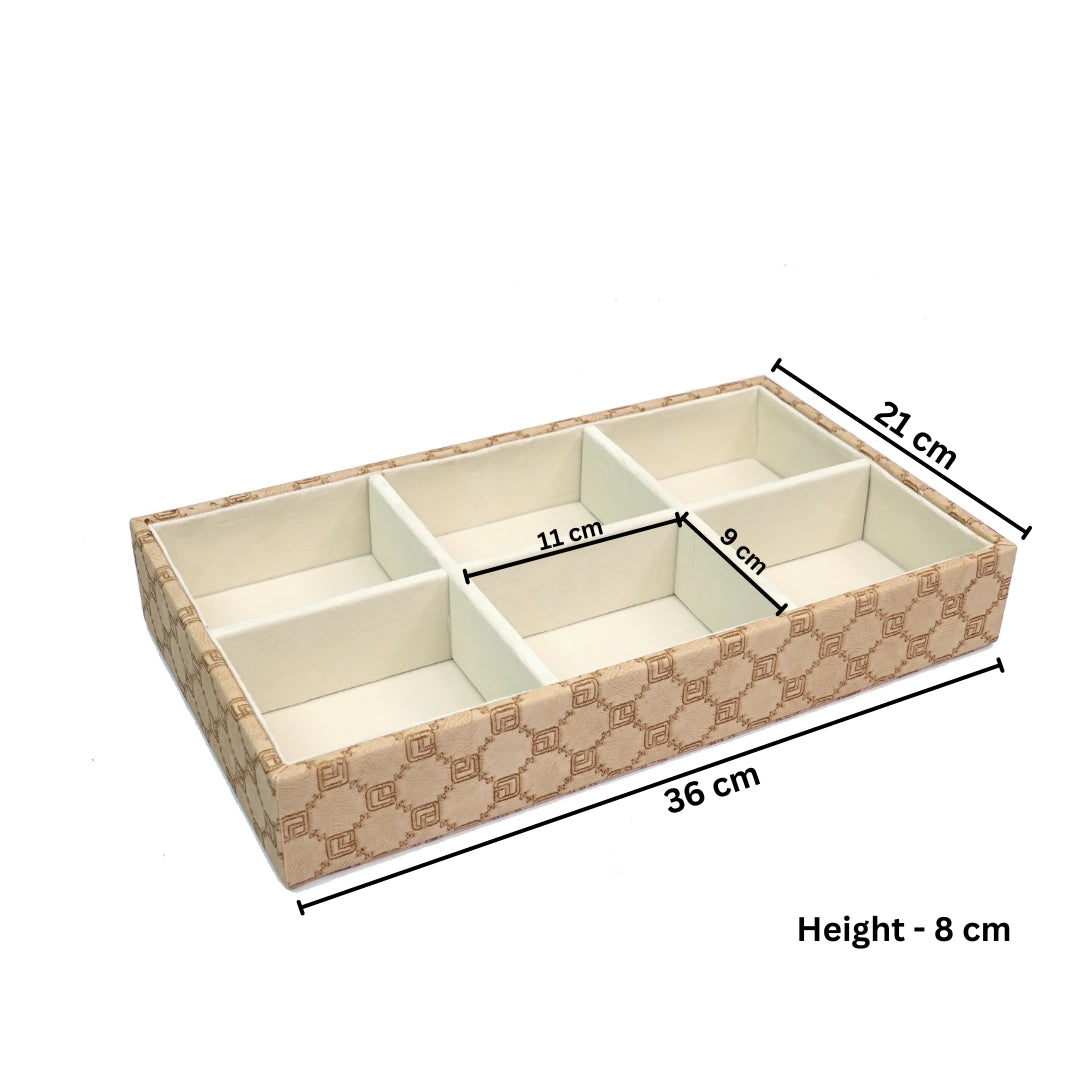 Designer 6-Slot Belt Tray