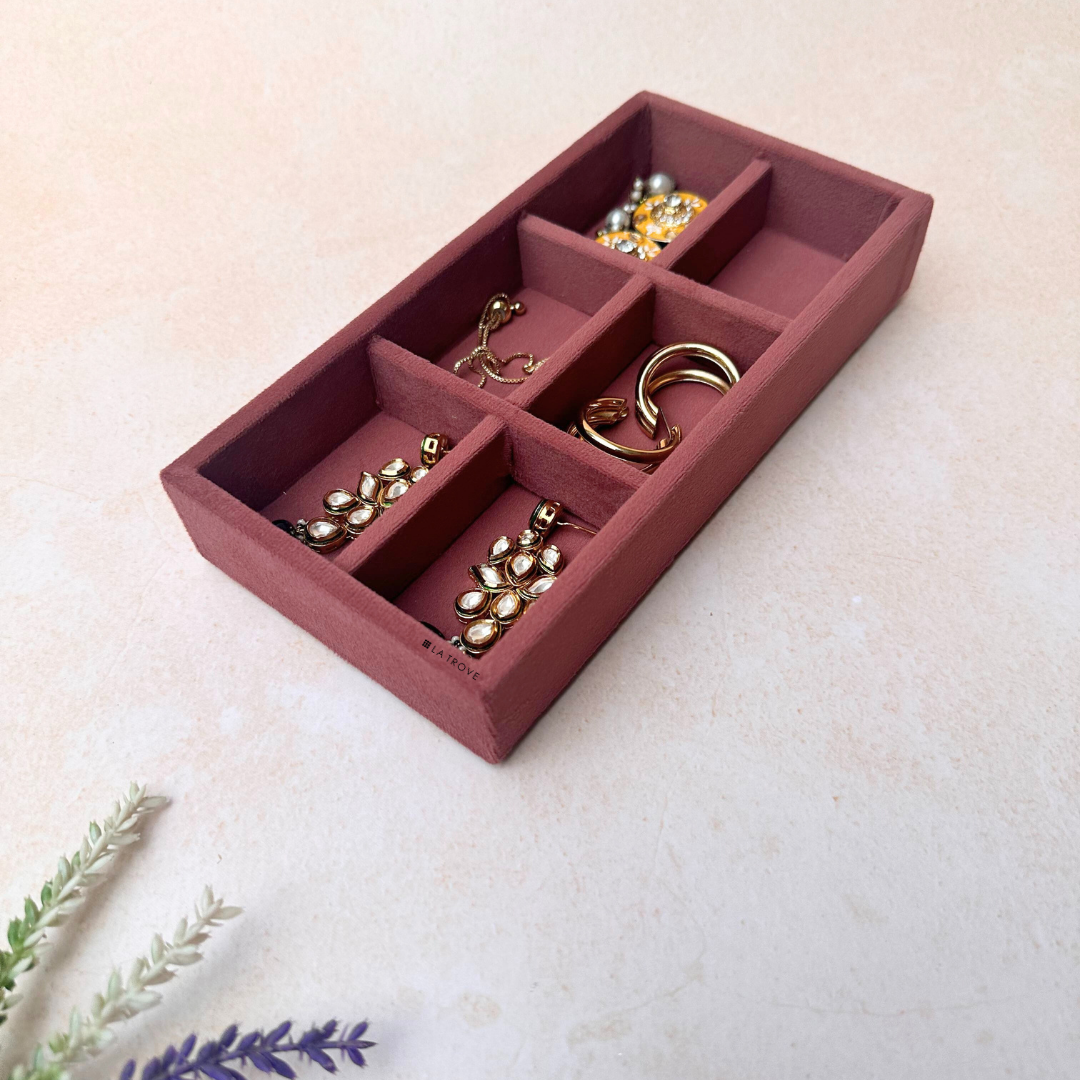 6 Grid Jewellery Organiser Tray