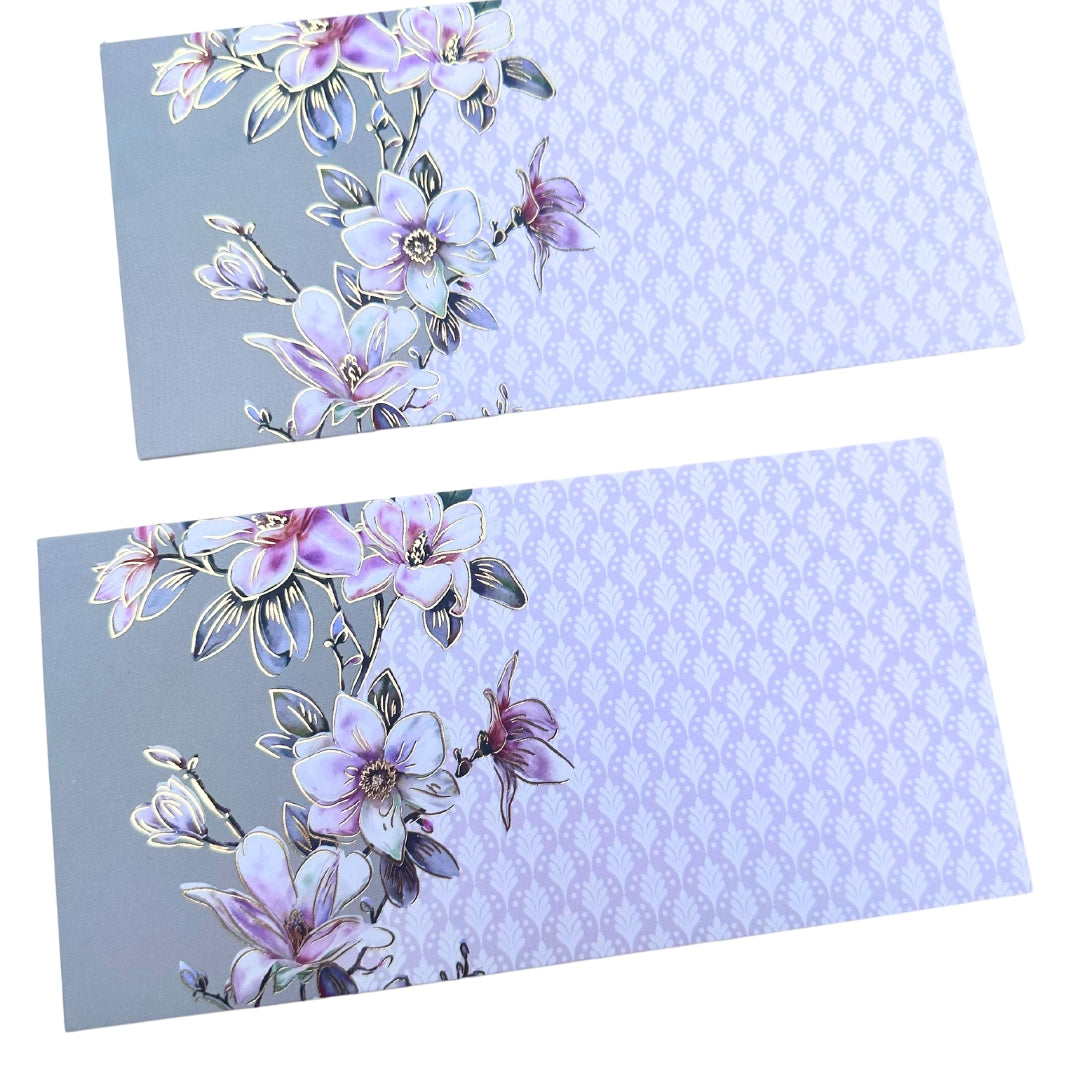 Embossed Floral Cash Envelopes
