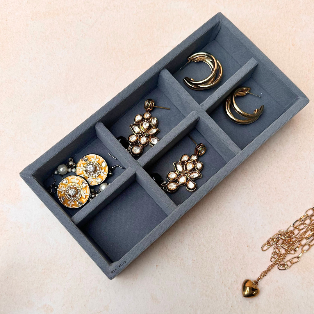 6 Grid Jewellery Organiser Tray (Mini)