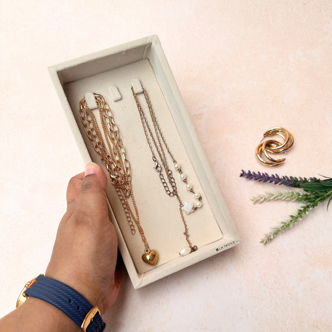 3 Hooks Chain Tray Organiser