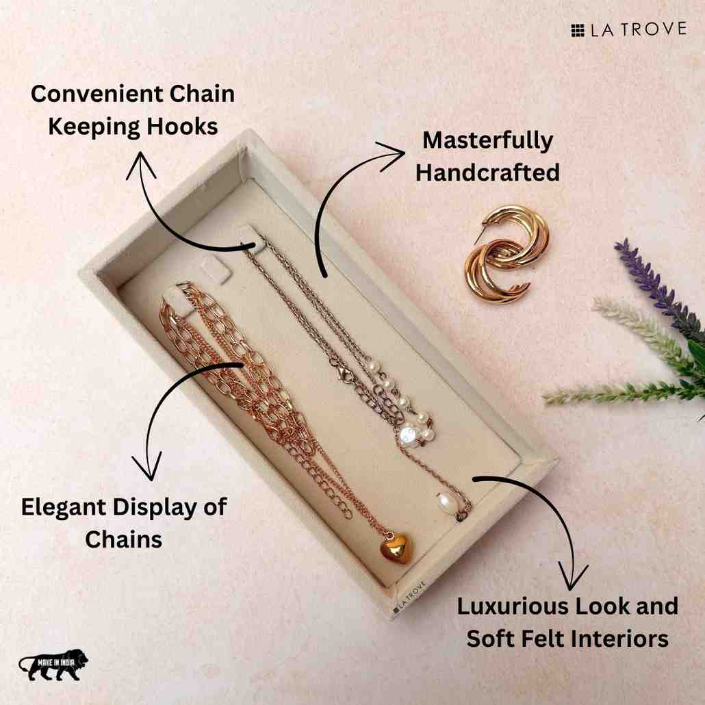 3 Hooks Chain Tray Organiser (Mini)