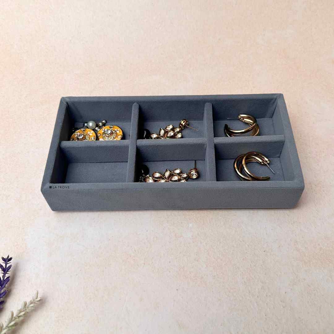 6 Grid Jewellery Organizer Tray (Mini)