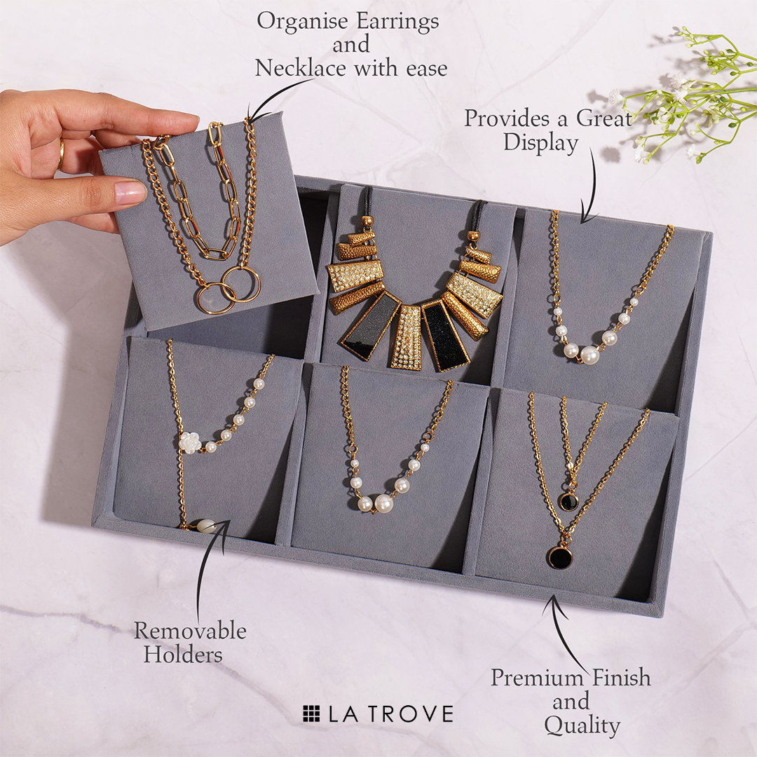 Necklace Organiser Jewellery Tray