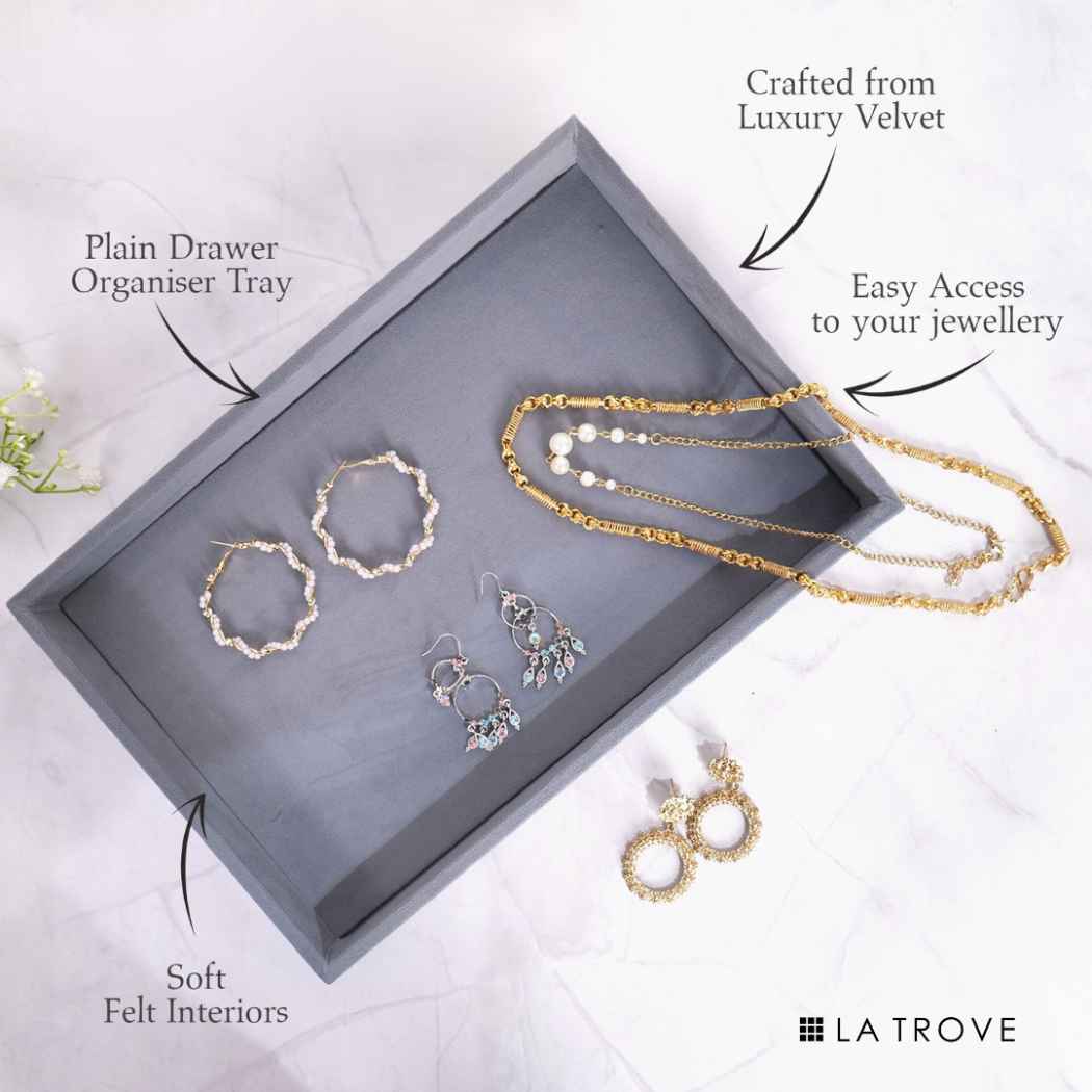 Luxury Plain Jewellery Tray