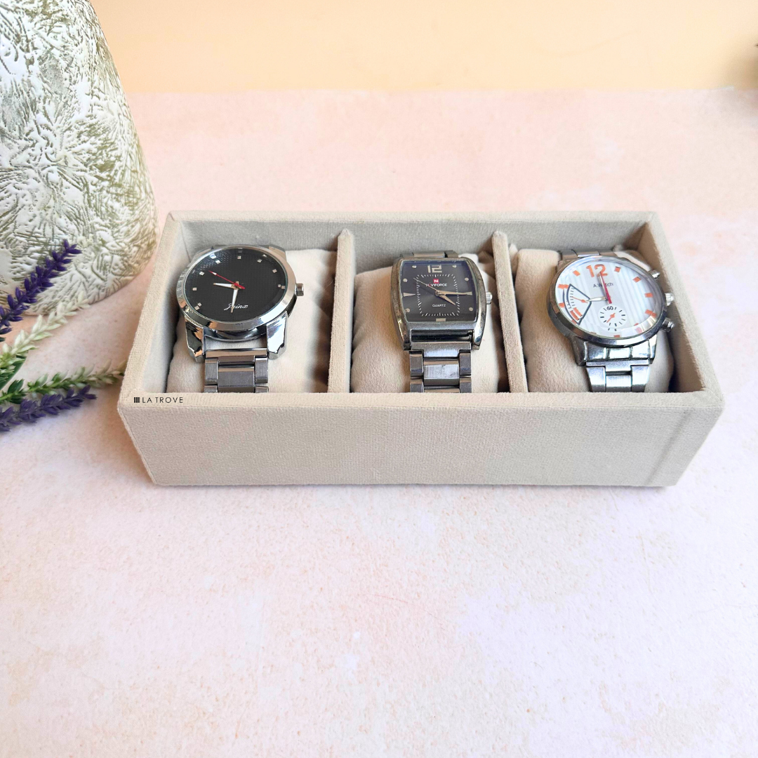 3 Slot Mini Watch Tray