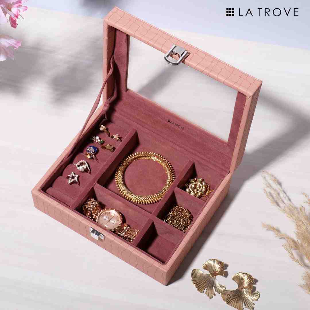 Aura Elegant Jewellery Box Organiser