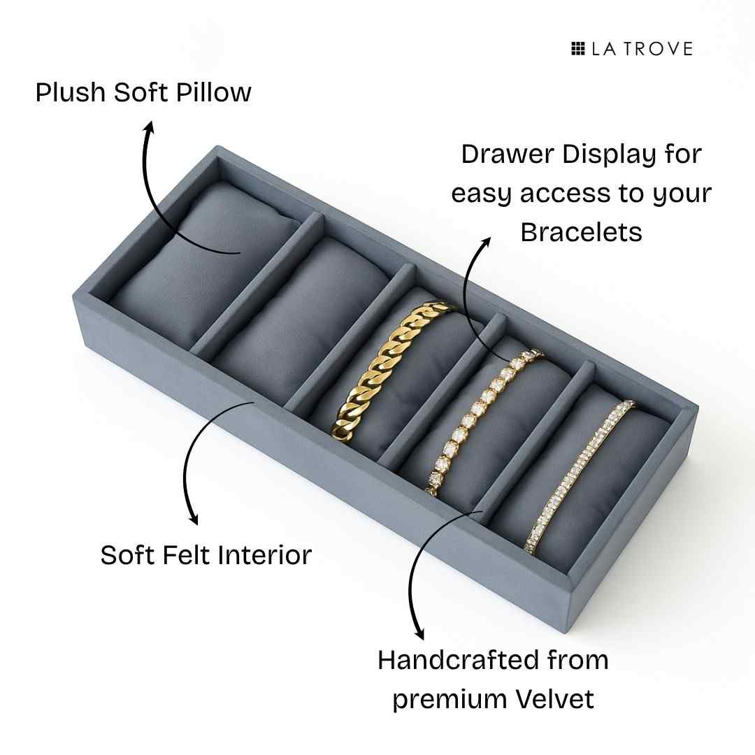 5 Slot Bracelet Tray Organizer