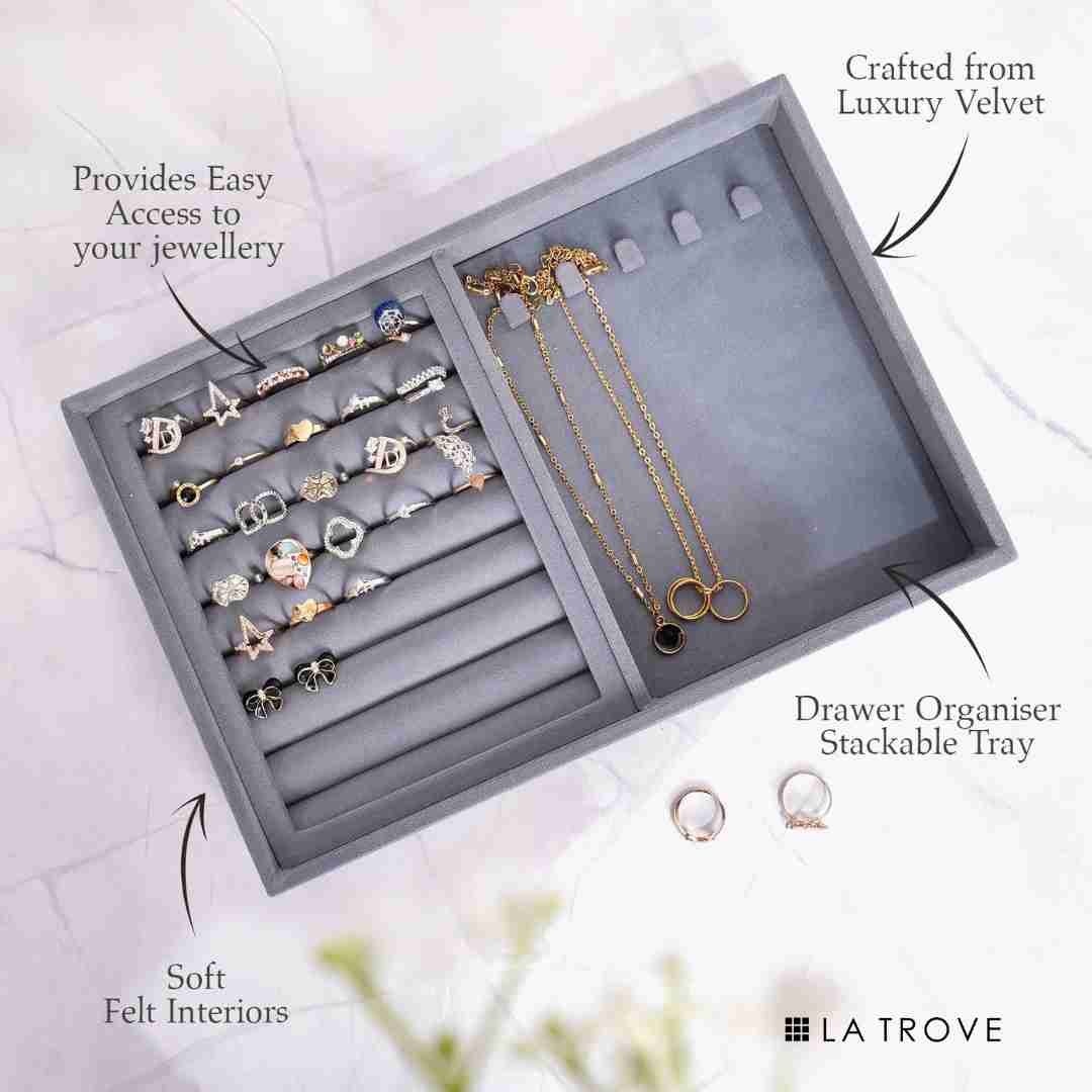 Luxury Rings & Chains Jewellery Tray