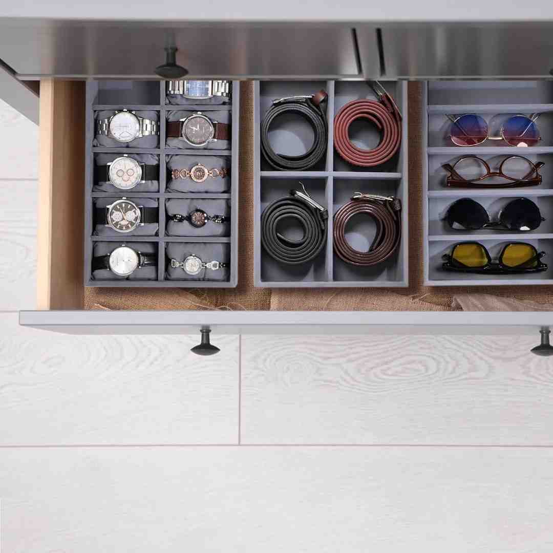 Combo of Watch, Sunglass & Belt Organizer Trays