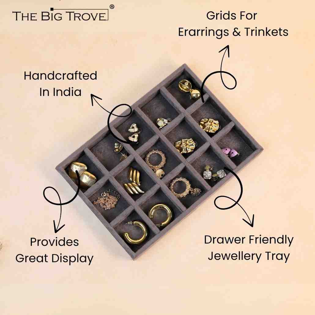 TBT 15 Slot Jewellery Organiser Tray