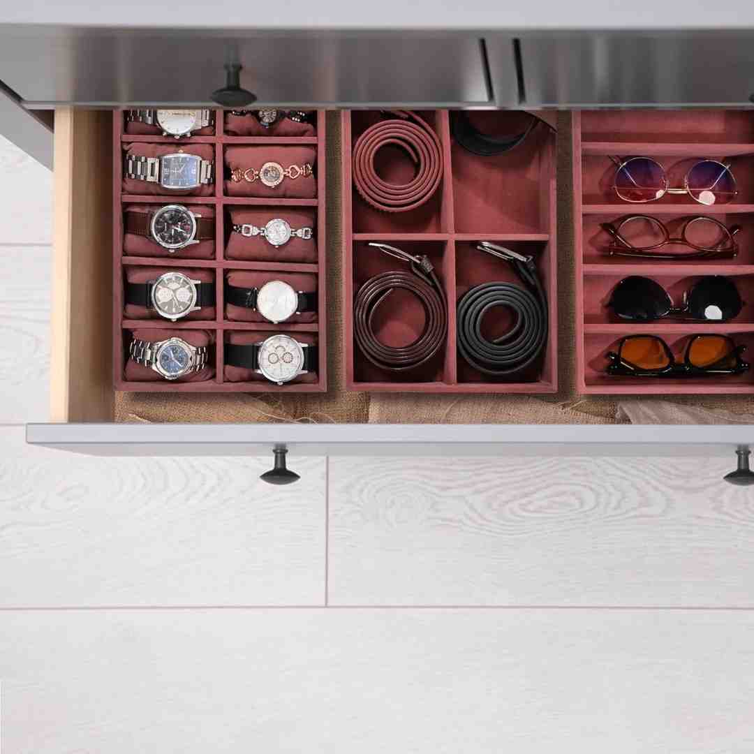 Combo of Watch, Sunglass & Belt Organizer Trays