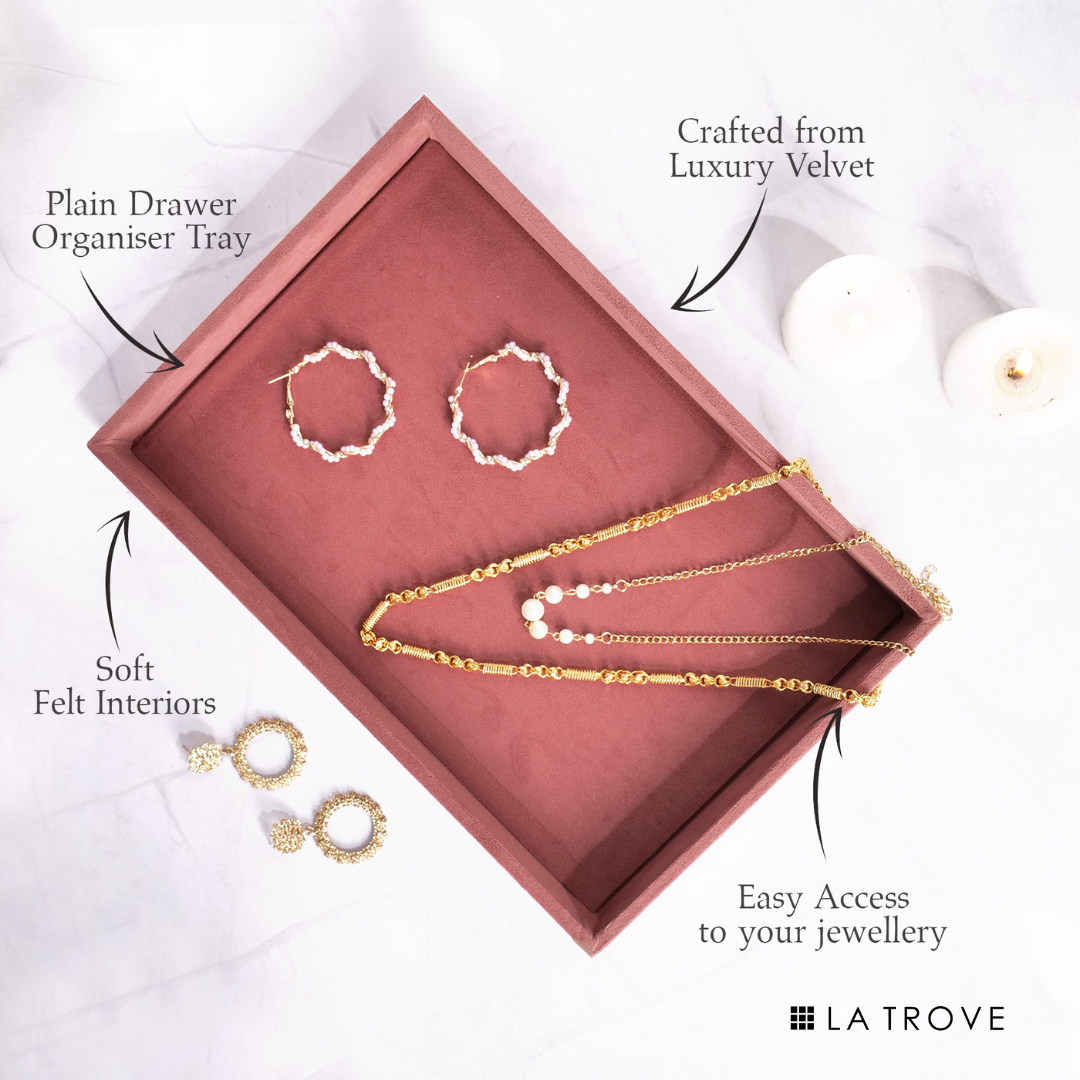 Luxury Plain Jewellery Tray