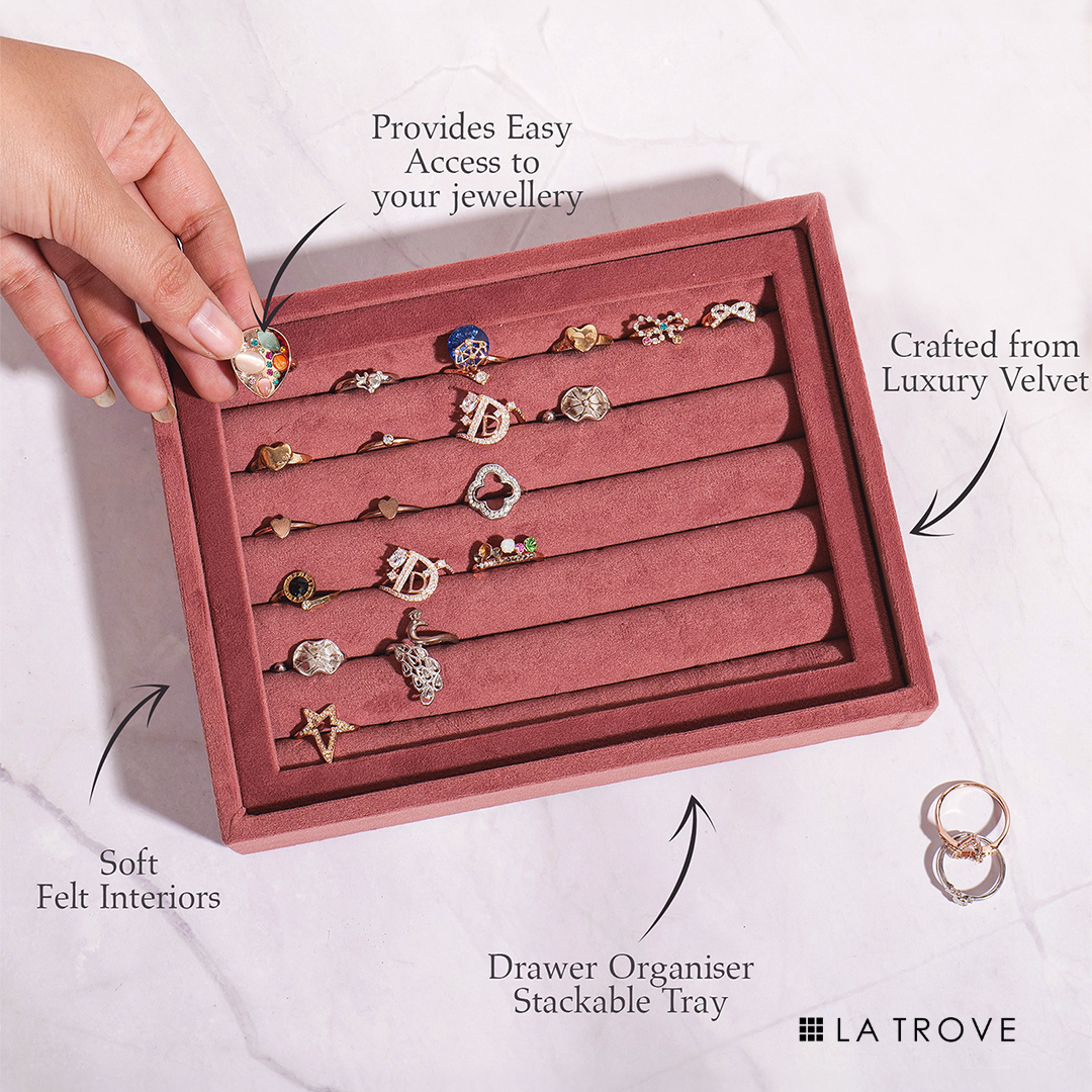 Luxury Small Ring & Cufflink Jewellery Tray
