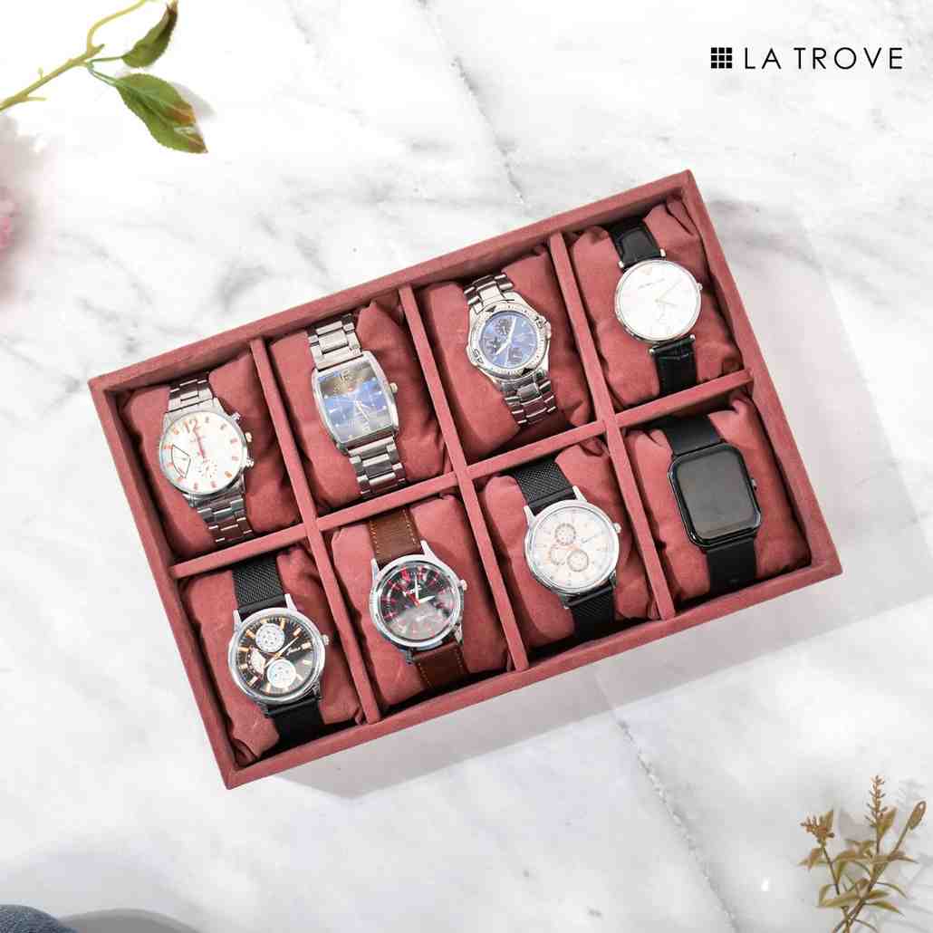 8 Slot Watch Tray