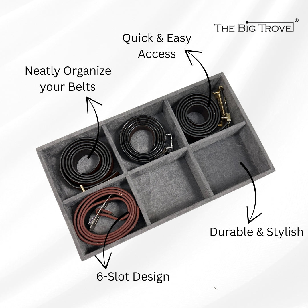 TBT 6 Slot Belt Tray Organiser