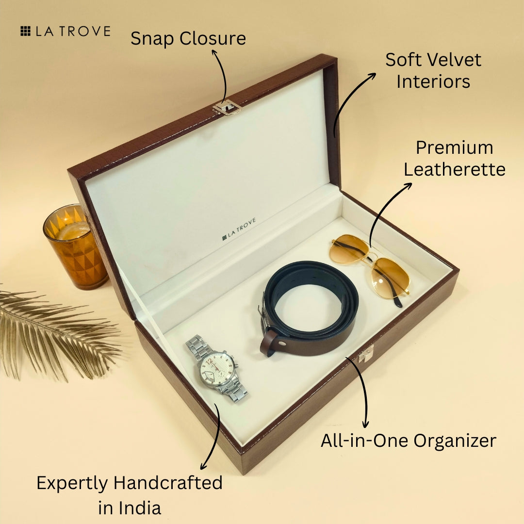 Plain Jewellery & Accessory Organiser Box