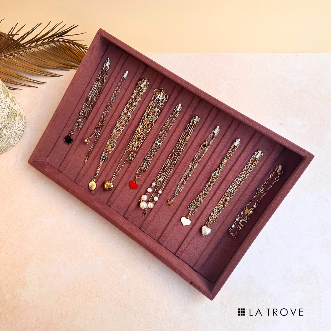 Bracelet & Chain Jewellery Tray Organiser