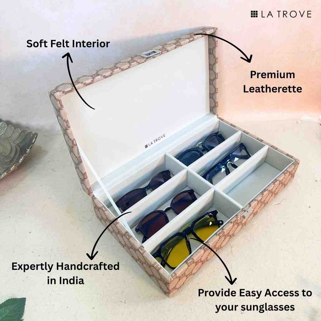 Designer 6 Slot Sunglass Box
