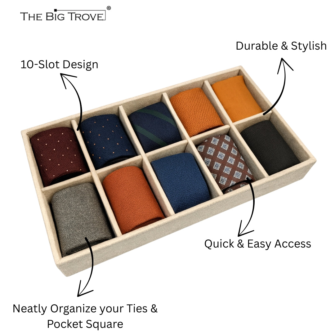 TBT 10 Slot Socks Organiser Tray