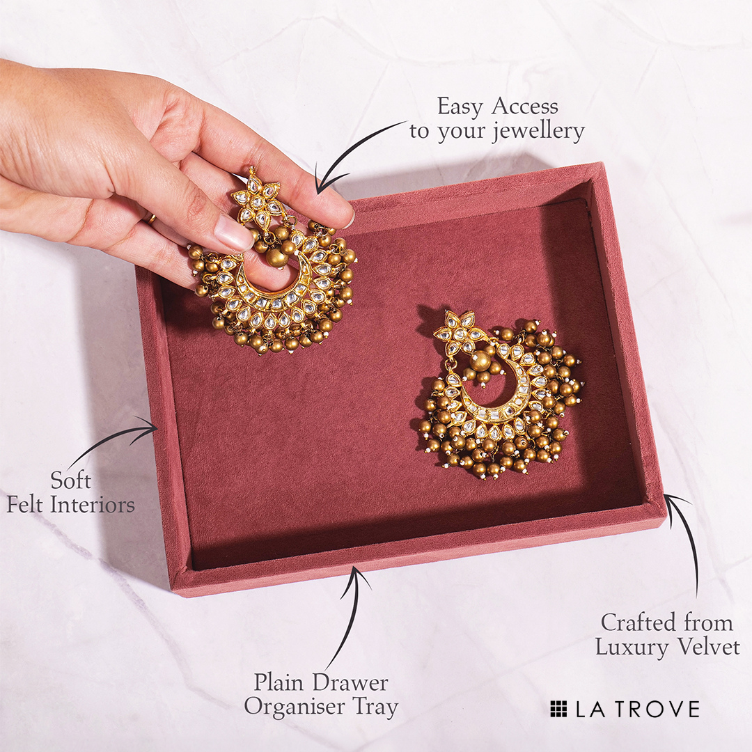 Luxury Small Plain Jewellery Tray