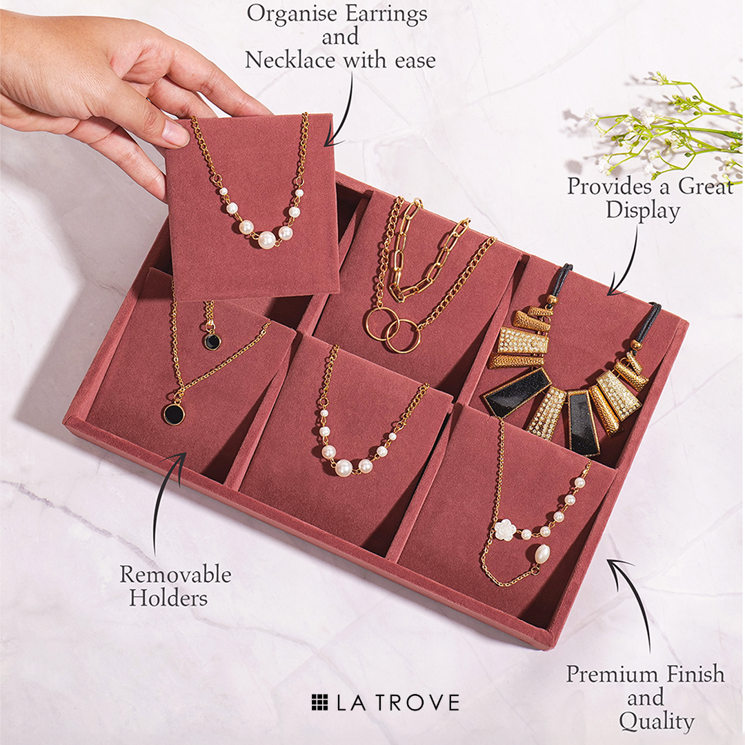 Necklace Organiser Jewellery Tray
