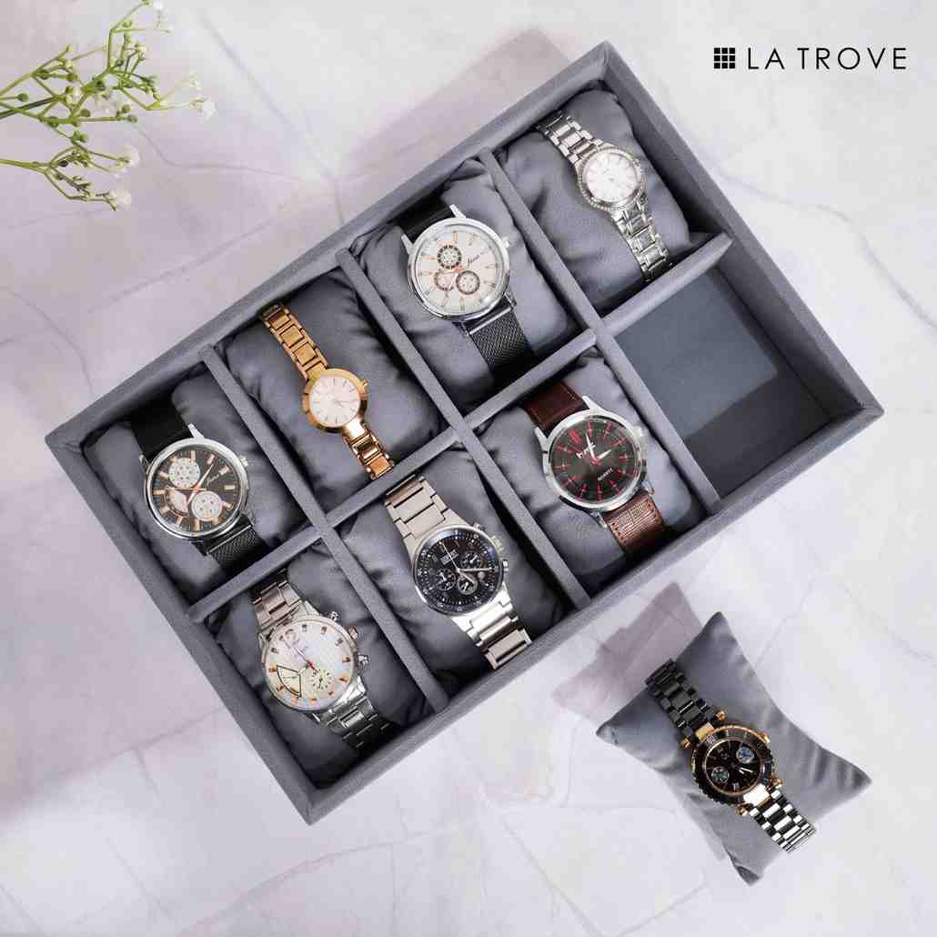 8 Slot Watch Tray
