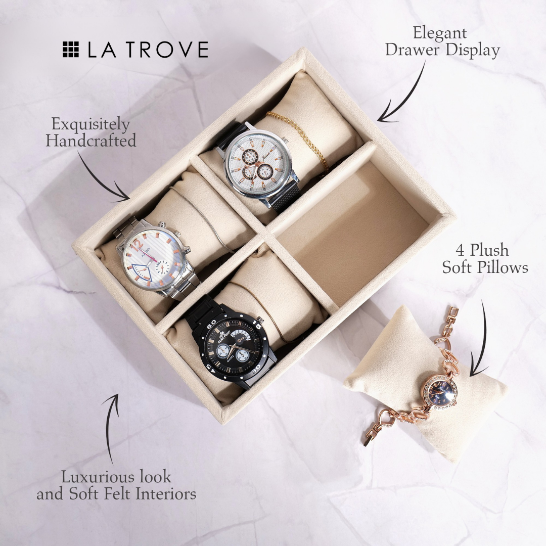 4 Slot Watch Tray Organiser