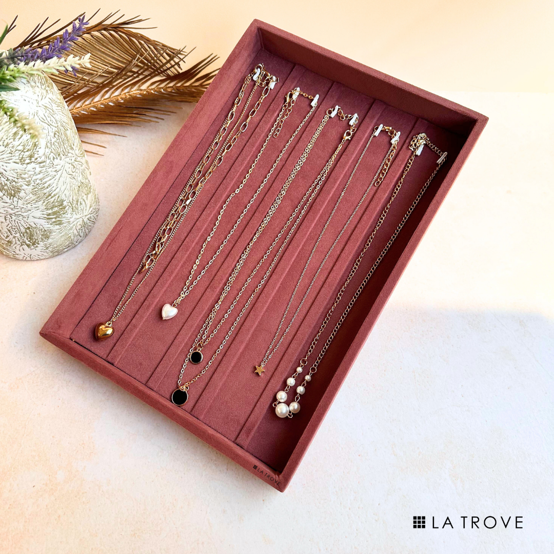 Chain Necklace Jewellery Tray Organiser