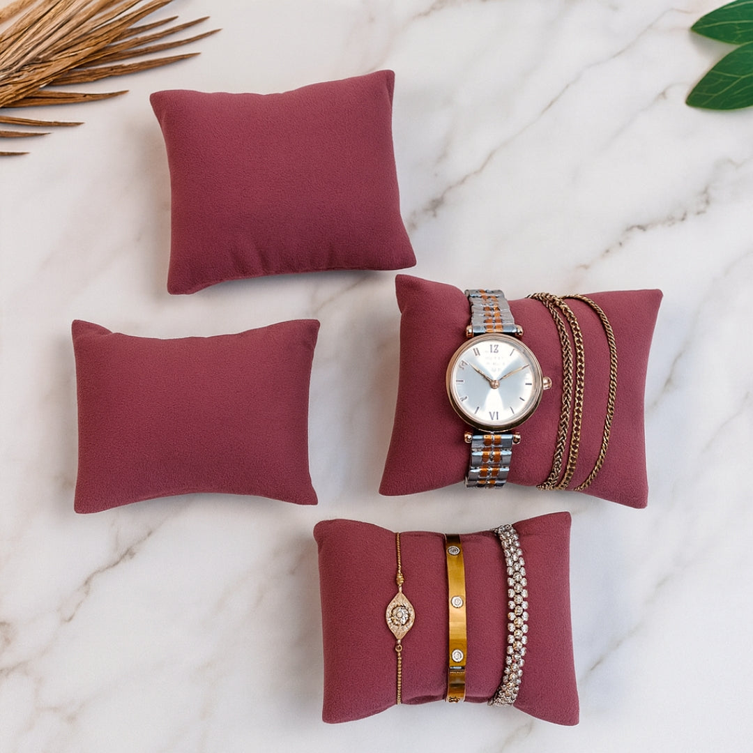 Soft Cushion Pillow for Watch & Bracelet Display – Pack of 4