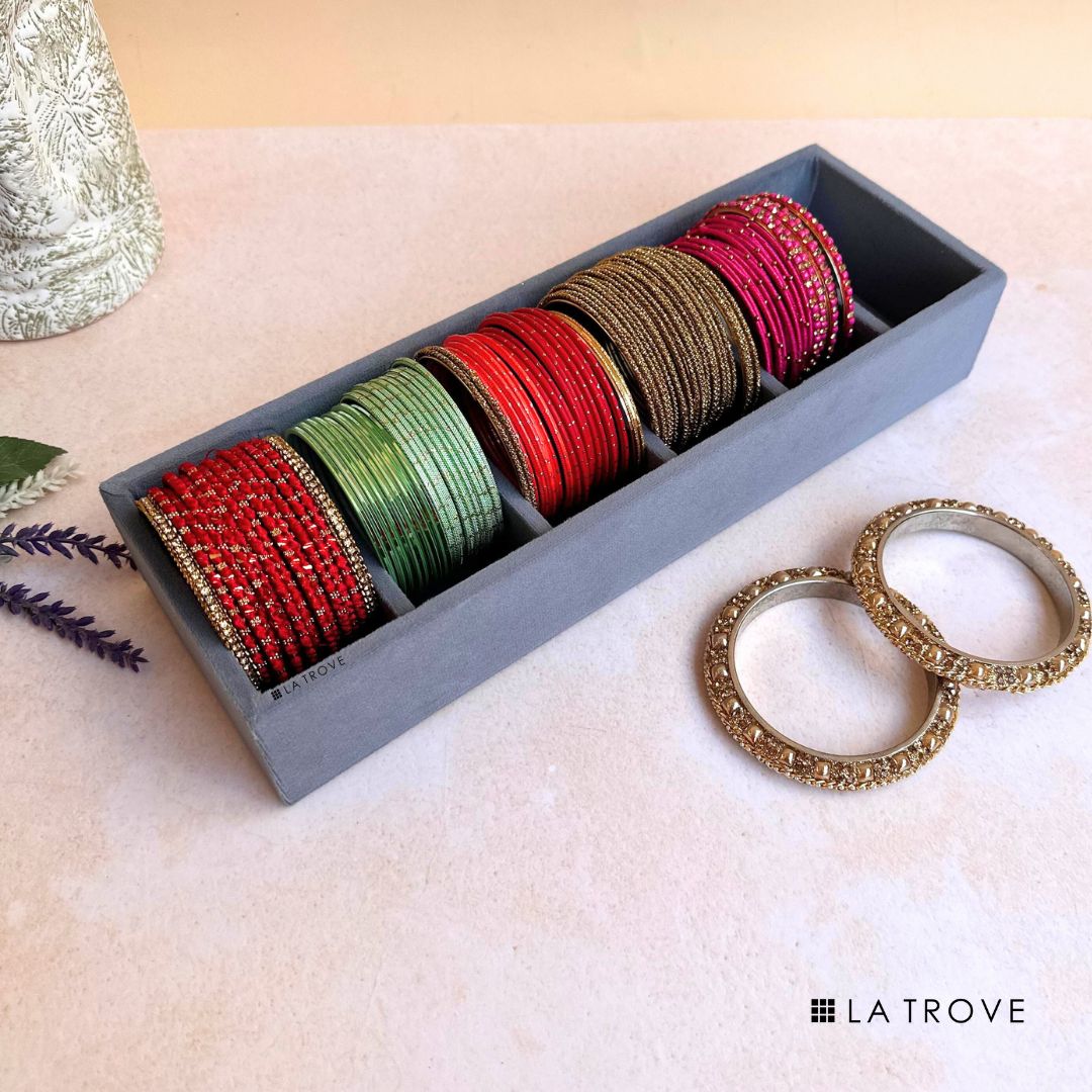 6 Slot Bangle Tray Organiser (Sleek)
