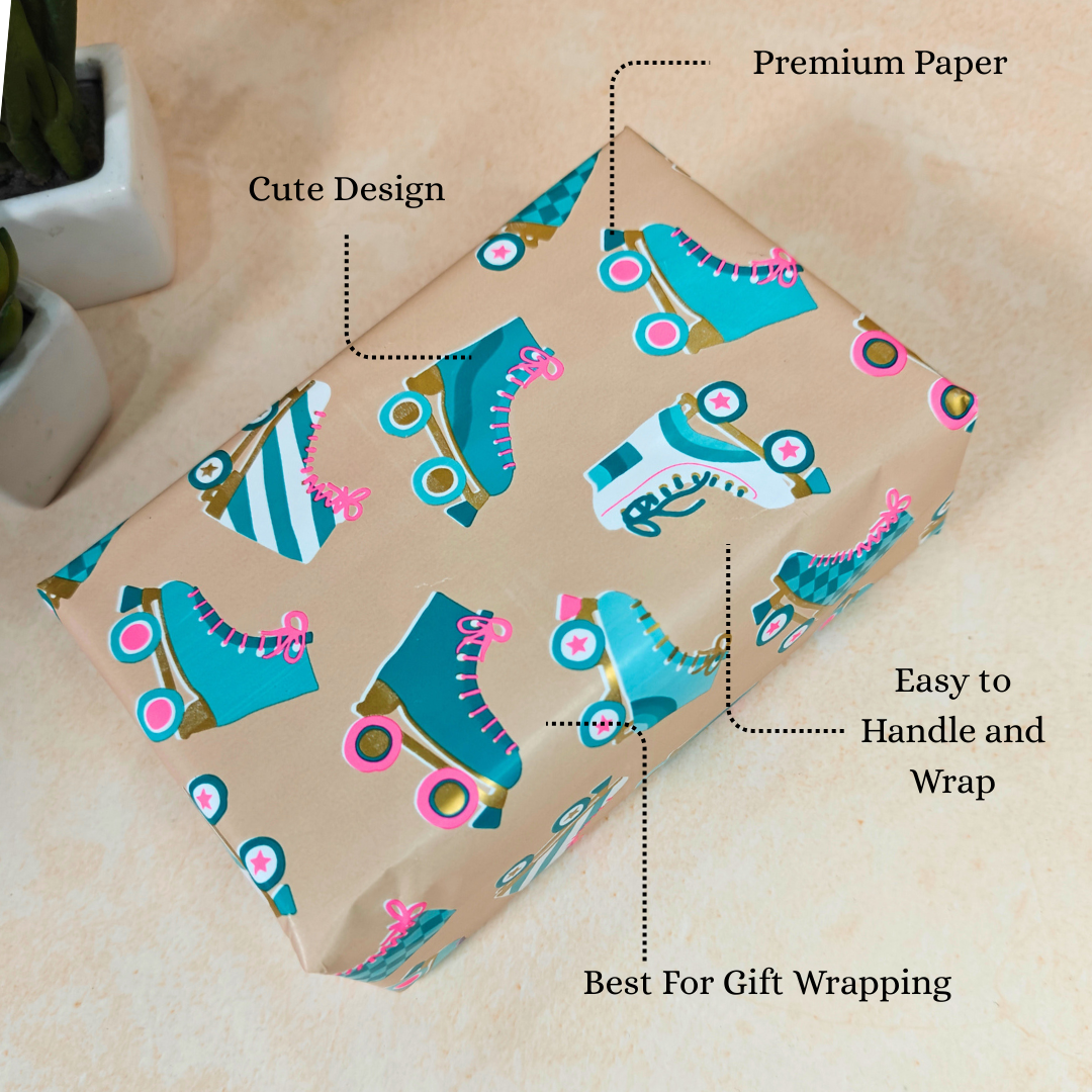 Skates Kids Dual Packing Paper