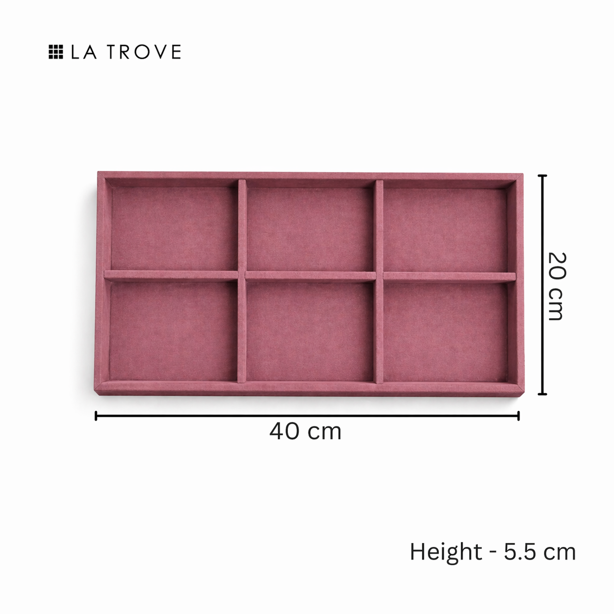 6 Slot Belt Tray Large