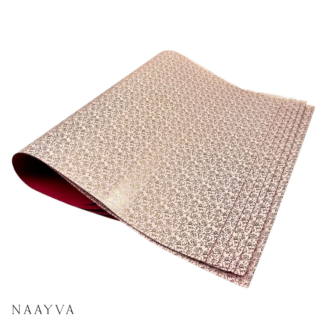 Pink Gold Packing Paper