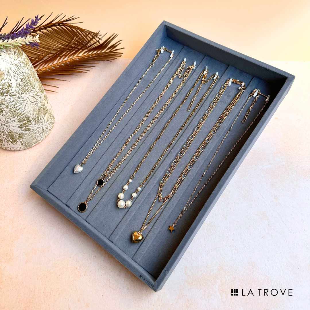 Chain Necklace Jewellery Tray Organiser
