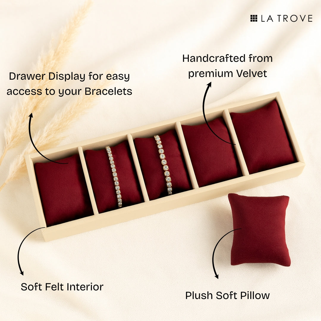 5 Slot Watch & Bracelet Tray Organiser