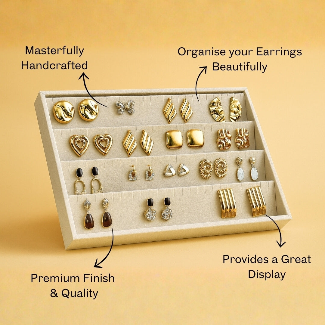 Earring Tray for Earrings, Studs & Small Jewellery