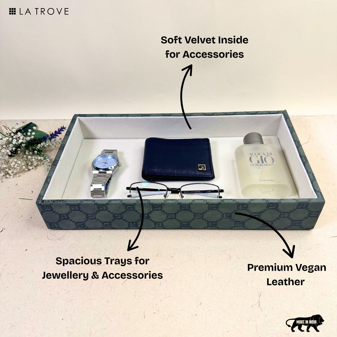 Designer Multi-Purpose Accessory Organizer Tray