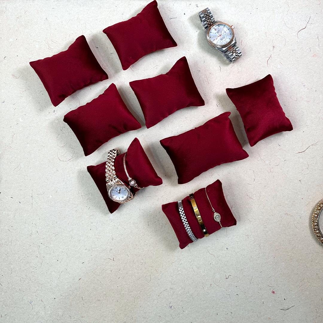 Velvet Display Pillow for Watch & Bracelet