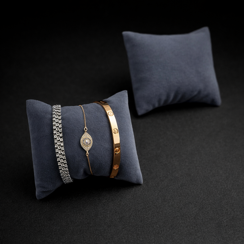 Soft Cushion Pillow for Watch & Bracelet Display – Pack of 2